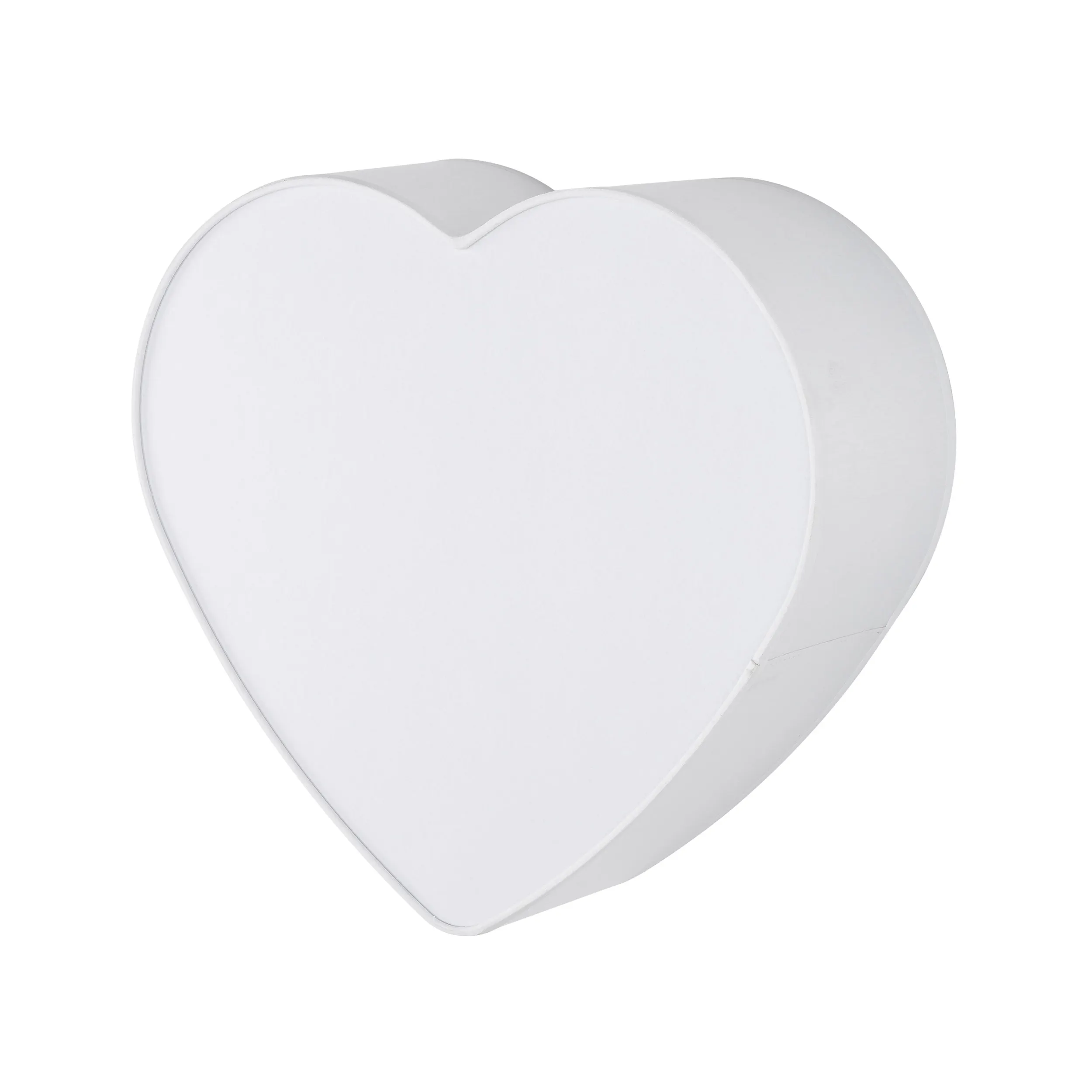 Kinkiet HEART biały z tkaniny w kształcie serca 42x38x13cm