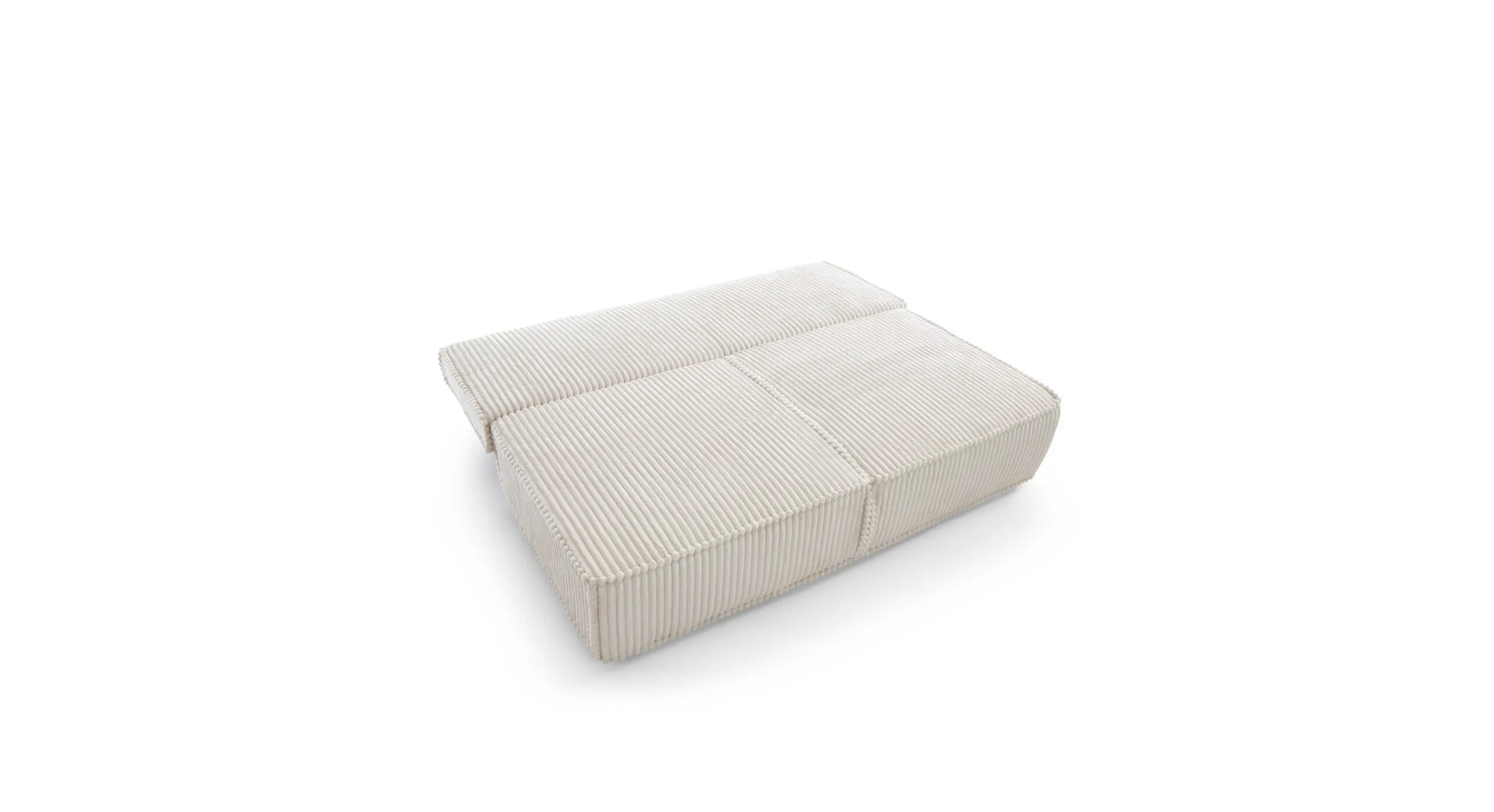 Sofa rozkładana KOMMA funkcja spania - tkanina Tilia 01 kremowa — zdjęcie 7