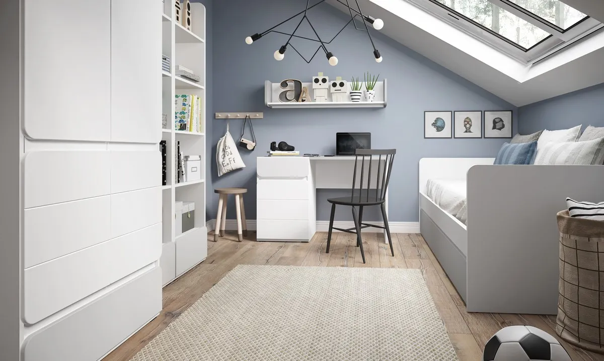 ŁÓŻKO FLEXI FLXZ02 120x200 BIAŁY ALPIN - 6000000009378