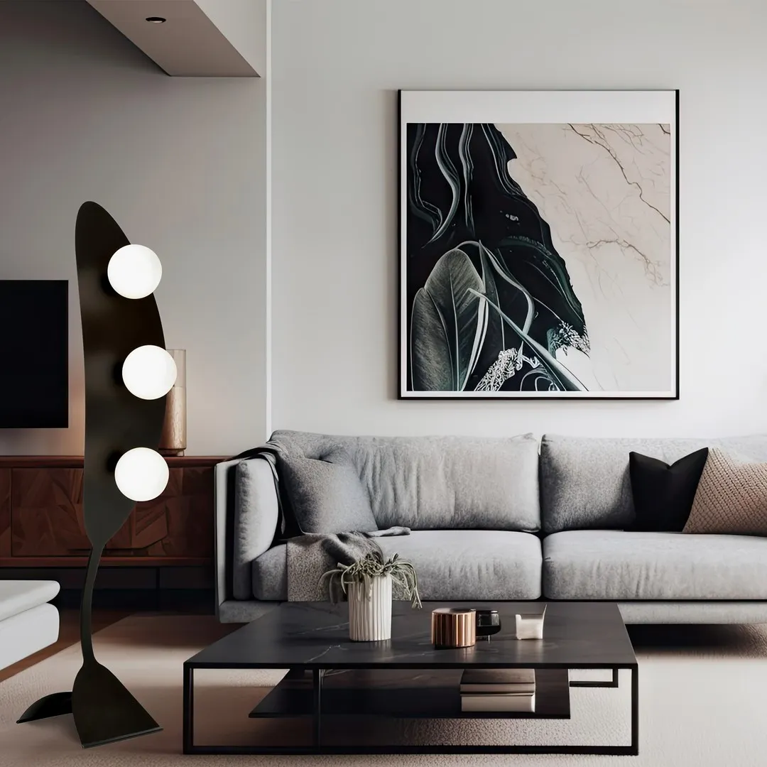 Lampa podłogowa AURA Czarny 1301/LP3 - 1301/LP3