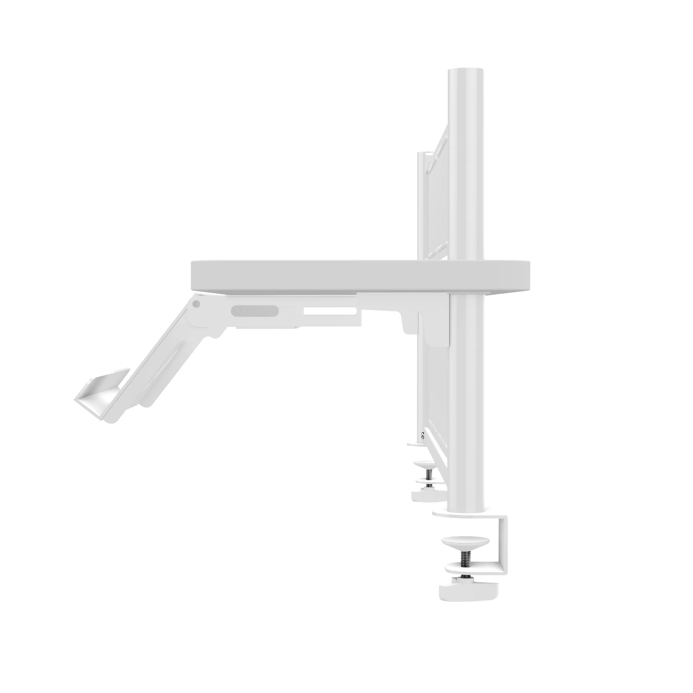 Nadstawka na biurko z uchwytem na tablet SUNSET 88x41 cm biała - 338
