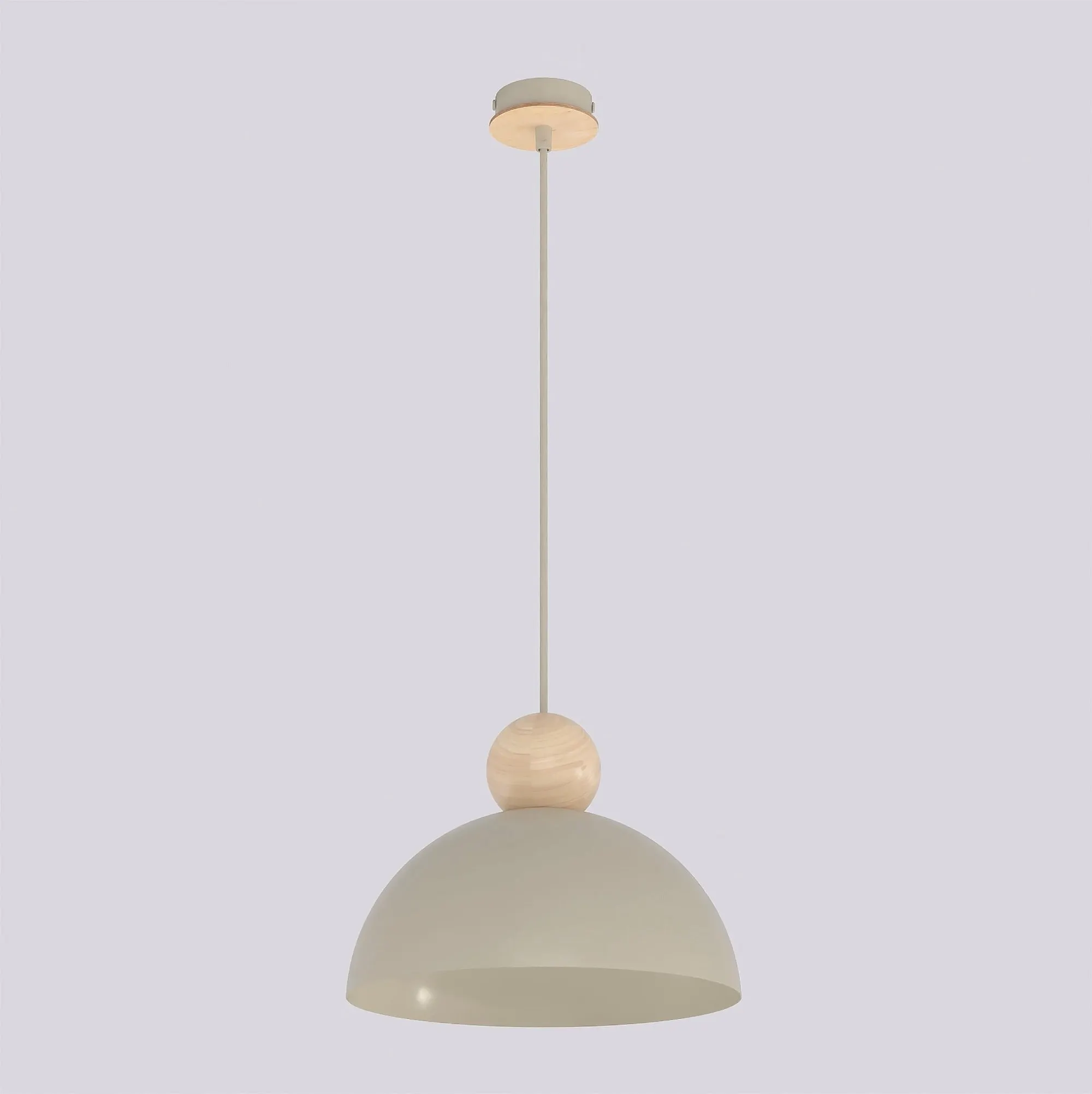 Lampa wisząca KAKI 1M beżowy naturalny