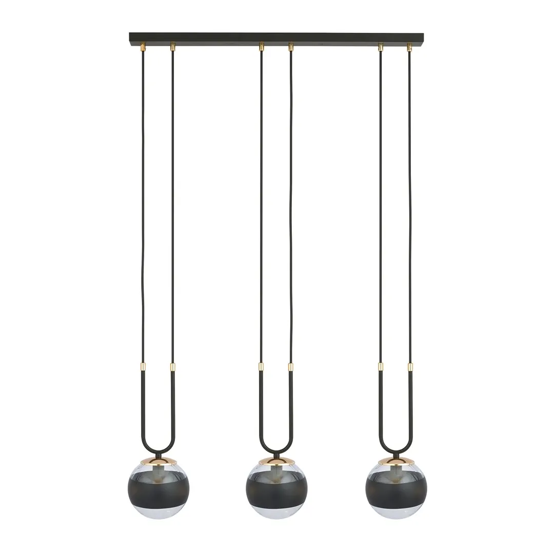 Lampa wisząca GLAM Czarny 1113/3 Lampa wisząca GLAM Czarny 1113/3