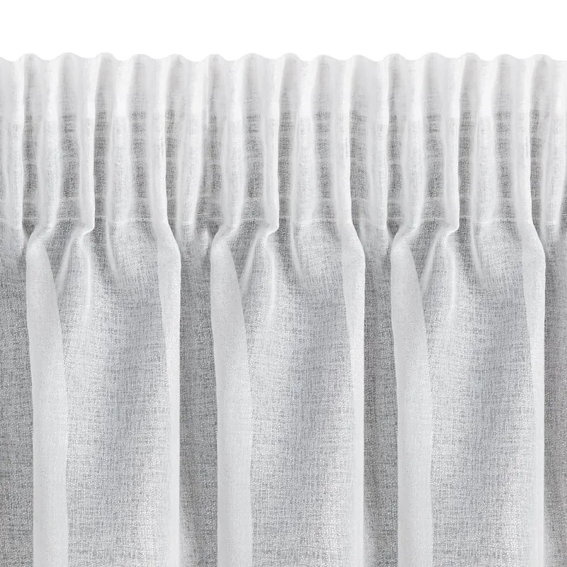 FIRANA GOTOWA LENA NA TAŚMIE 140 X 270 CM BIAŁY - EU_428673