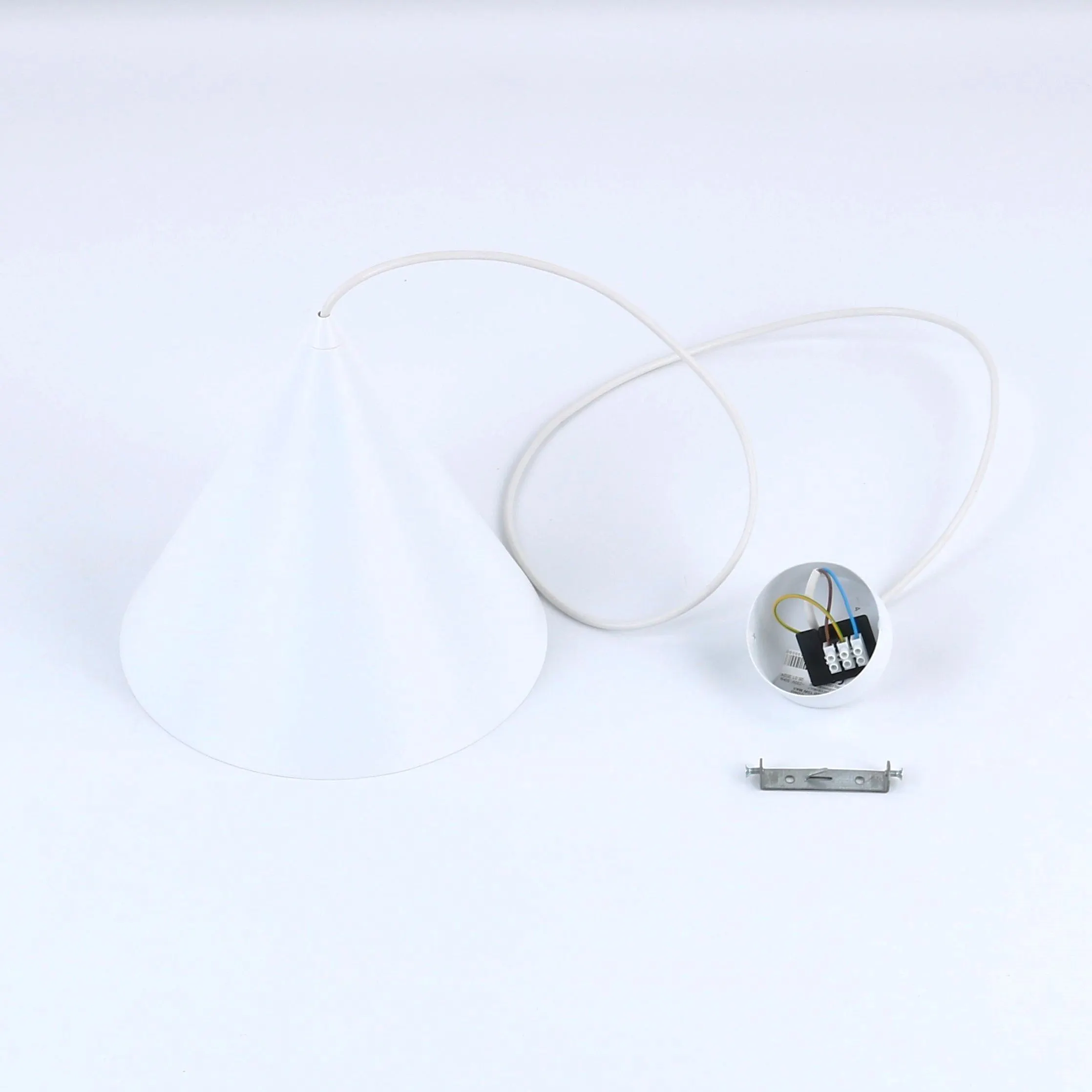 Lampa wisząca CONO S biała 150x19cm - TK_10007