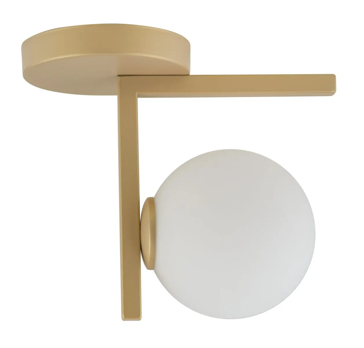 Lampa sufitowa/plafon ANDY biało-złoty