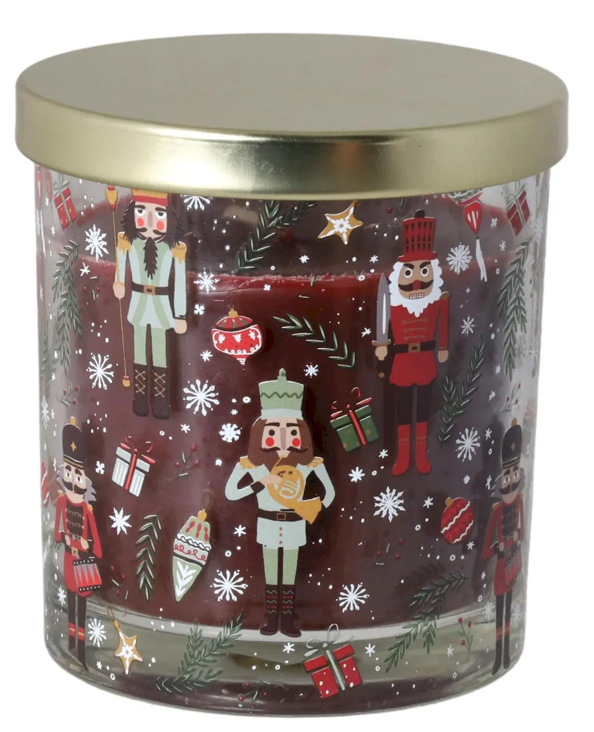 Świeczka w szkle ŻURAWINA duża 937 czerwona