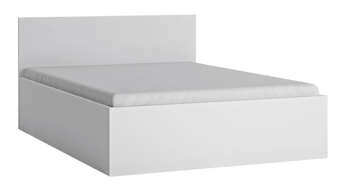 ŁÓŻKO Z PODNOSZONYM STELAŻEM 140 FRIBO FRIZ05 BIAŁA ALPEJSKA