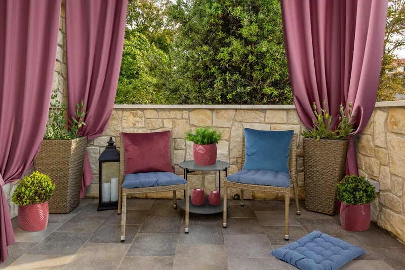 POSZEWKA VELVET 45 X 45 CM BORDOWY - EU_404877