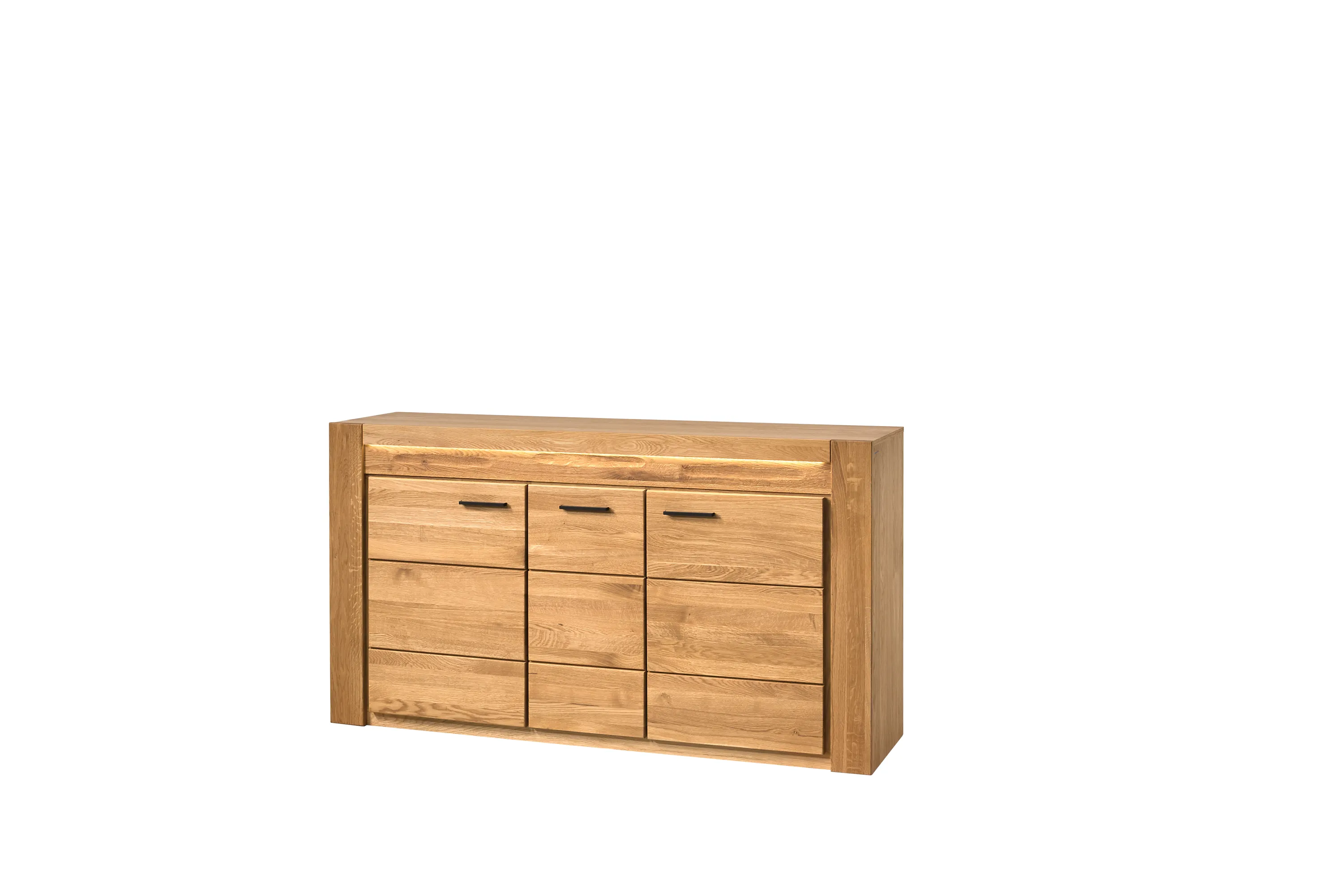 Komoda 3 drzwiowa VELVET NATURA 45 dąb naturalny 161x88x42cm