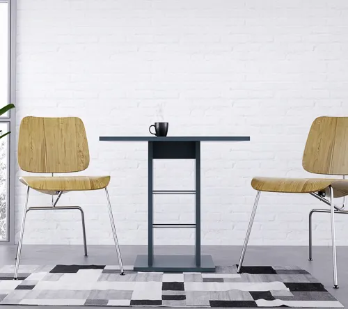 Stół kwadratowy VOLK 76x76 antracyt - INT_5002599