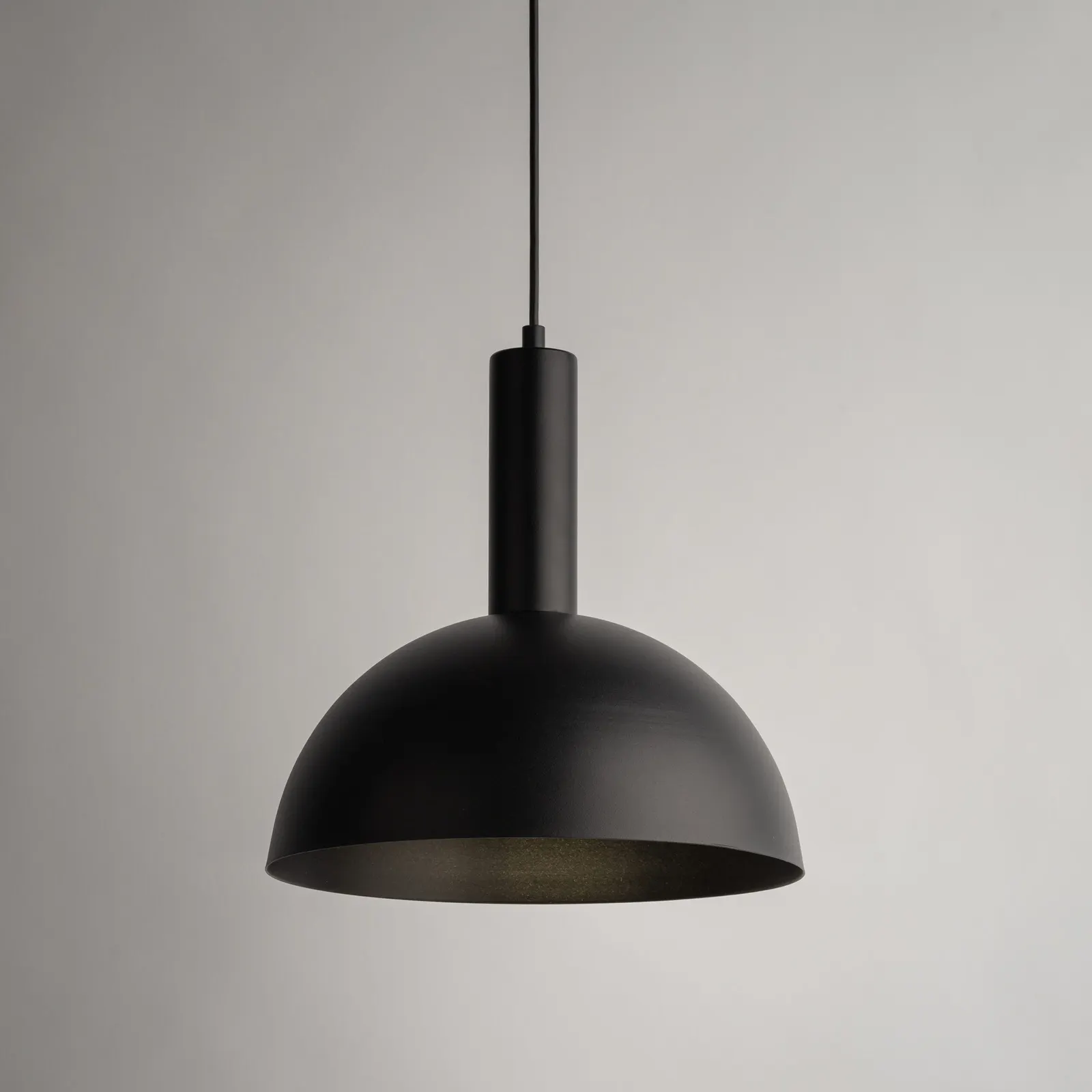 Lampa wisząca VITRUM M kopuła czarna - SI_40809