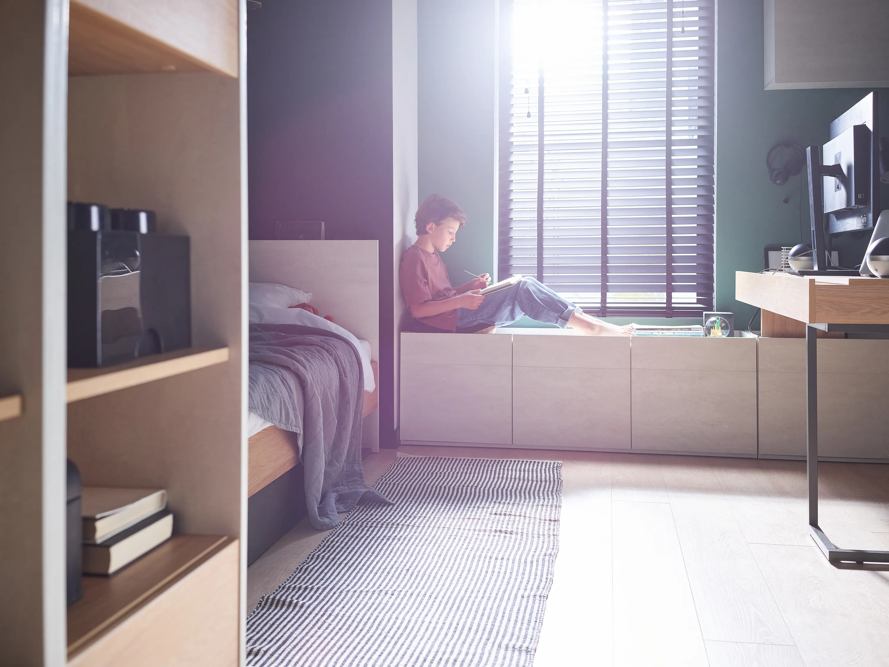 Szafka 3-drzwiowa Teen Flex TF-08 szara - TF8SF