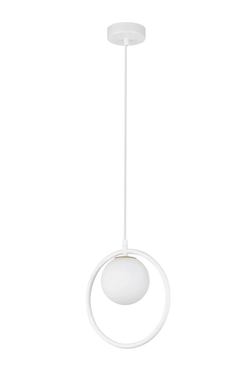 Lampa wisząca AQUA 1 biała