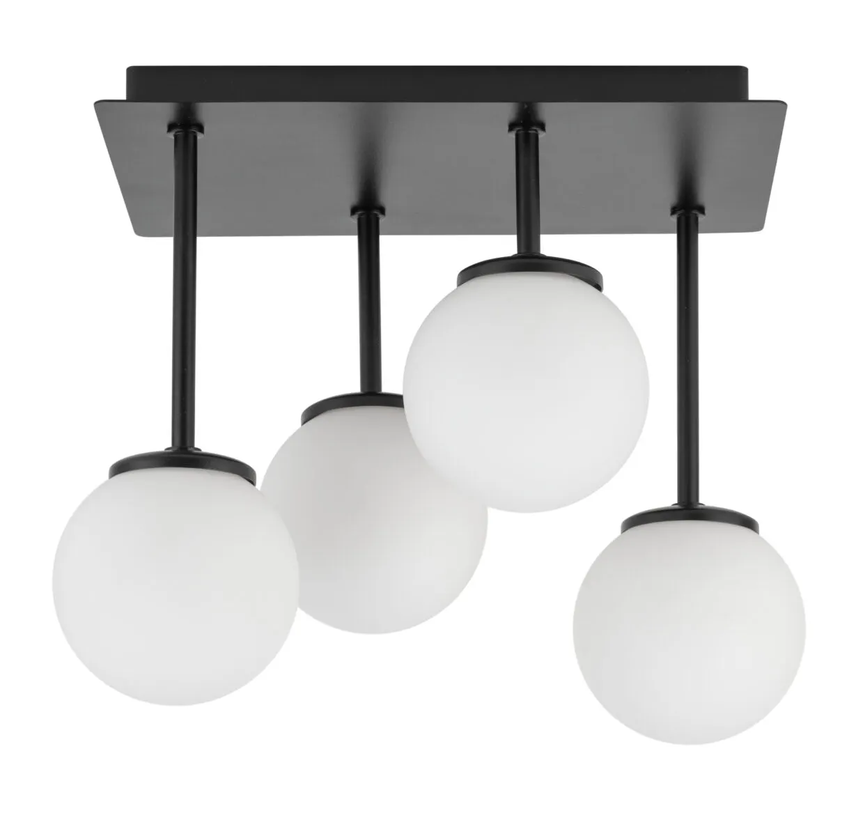 Lampa sufitowa TULIA 4 biało-czarna