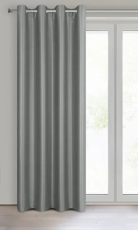 ZASŁONA GOTOWA SELINA 140X250 CM STALOWY - EU_431958