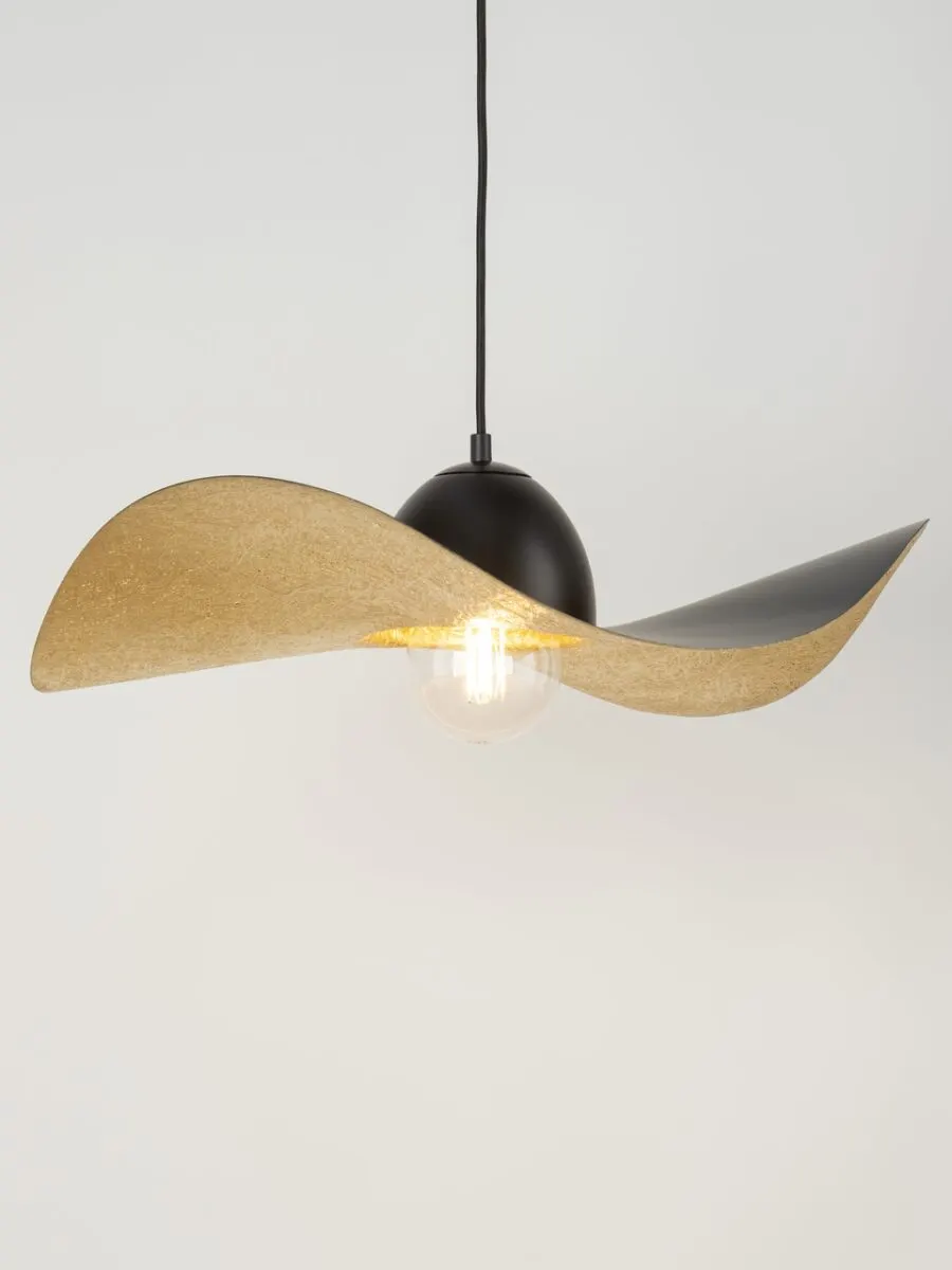 Lampa wisząca KAPELLO M czarno-złota - SI_32347