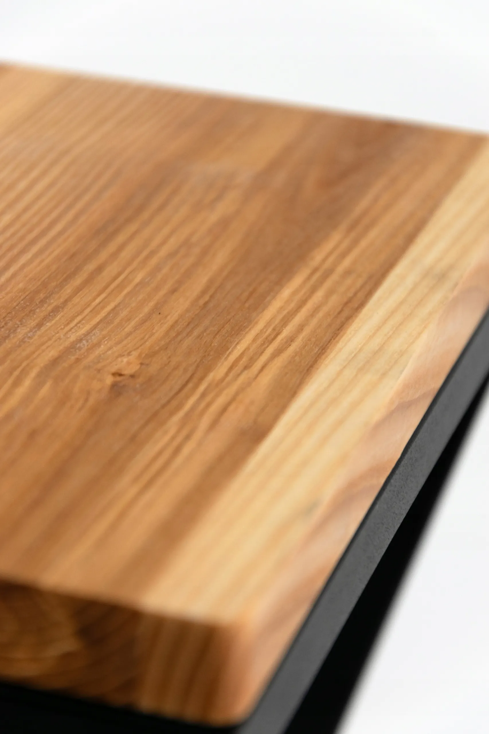 Kwietnik stojący VICHY XS metal drewno olejowane czarny naturalny - LD_TZ000221