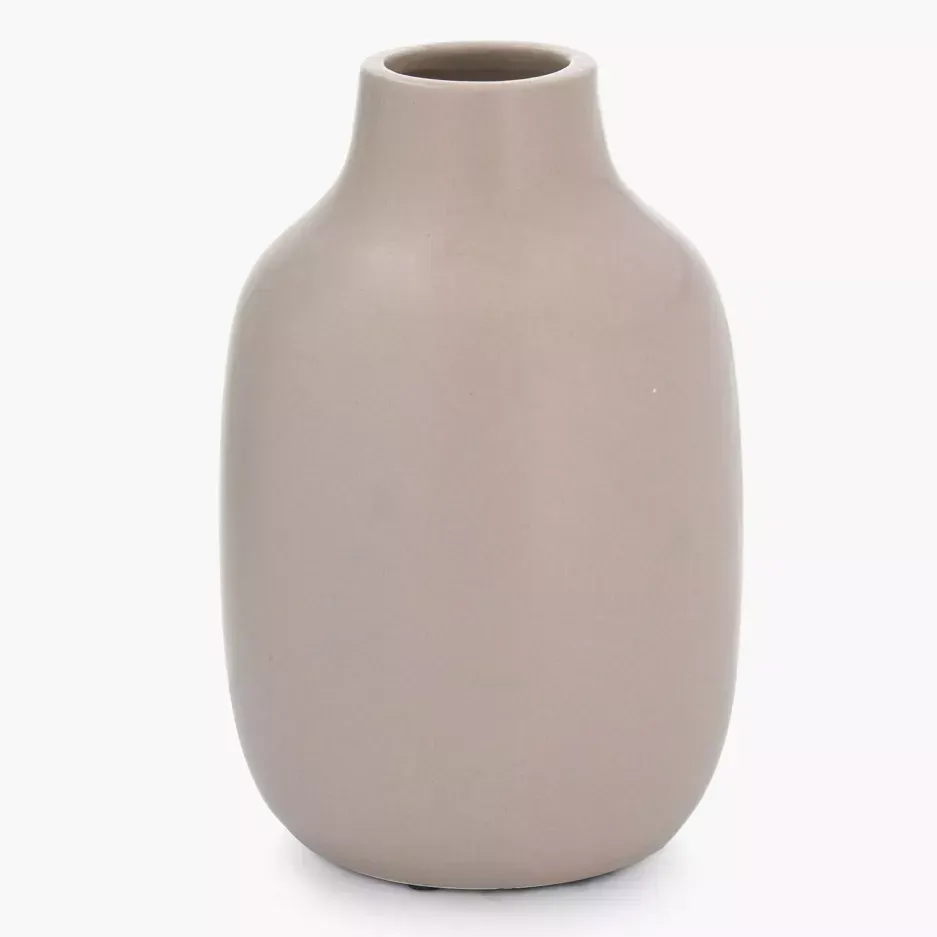Wazon dekoracyjny DUKA MERLOT 18 cm beżowy