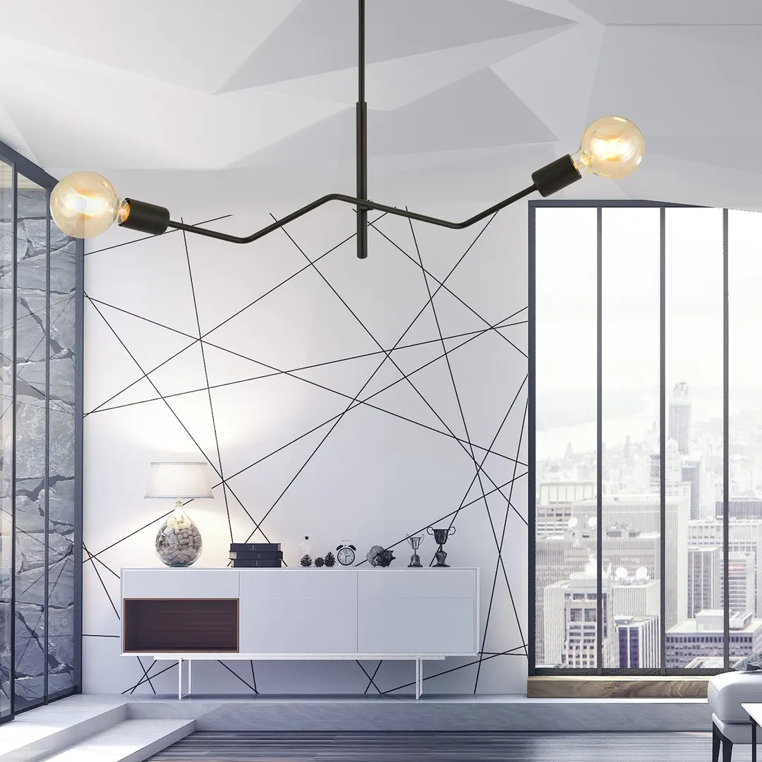 Lampa sufitowa FRIX Czarny 1126/2 - 1126/2