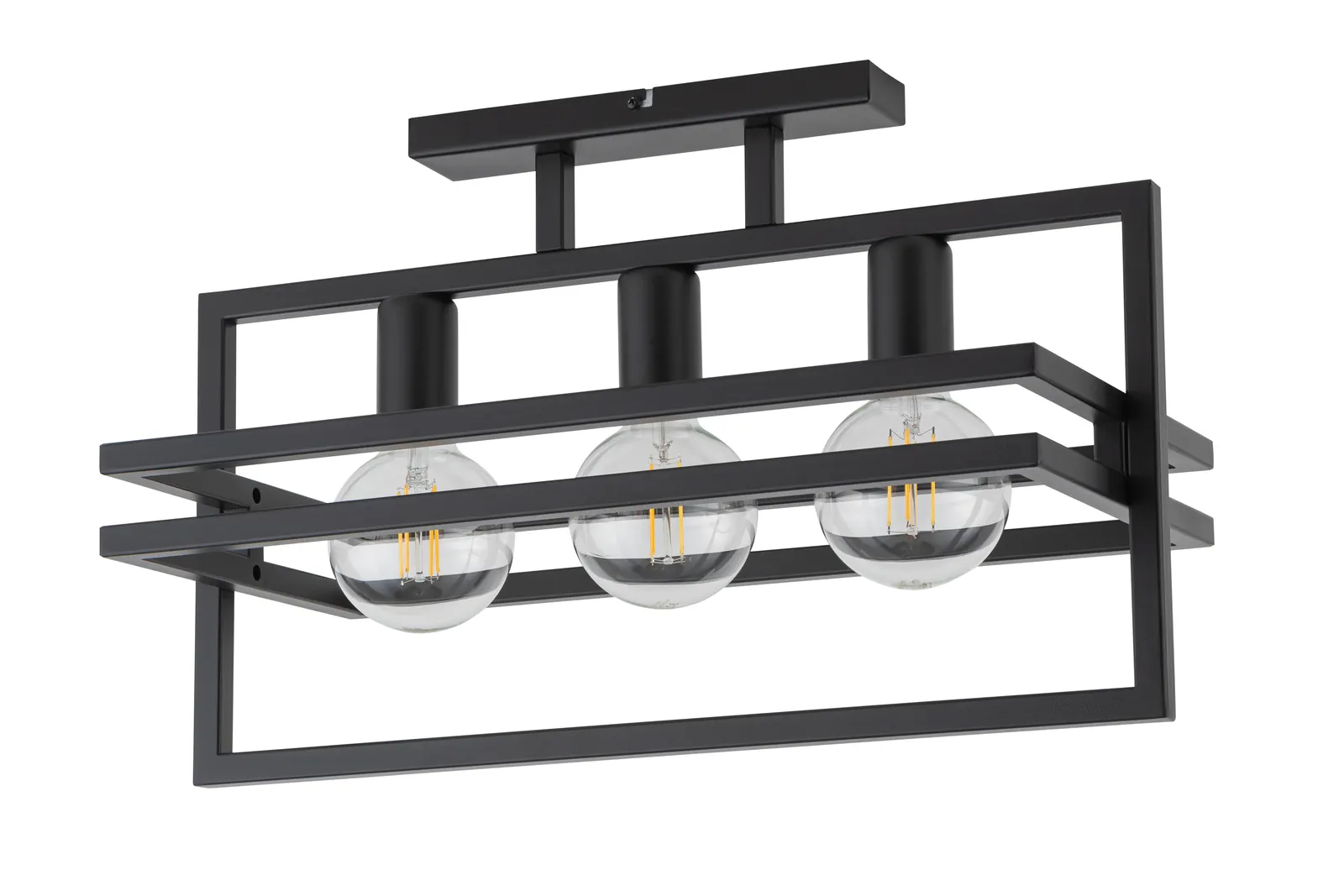 Lampa sufitowa/plafon MERCI 3 czarny