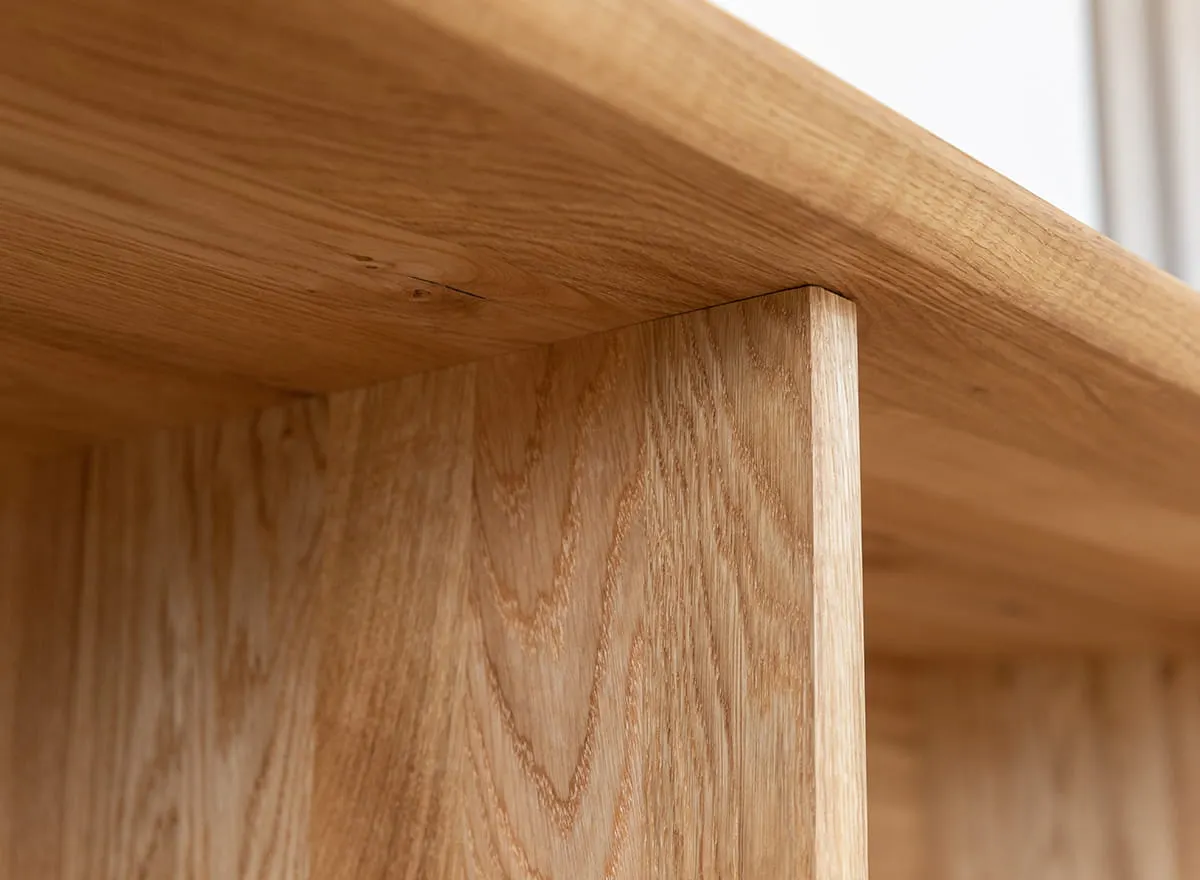 Szafka RTV MODERN LOFT z przeszkleniem i szufladą 160x50x54 cm - dąb olejowany - PLMOL08S