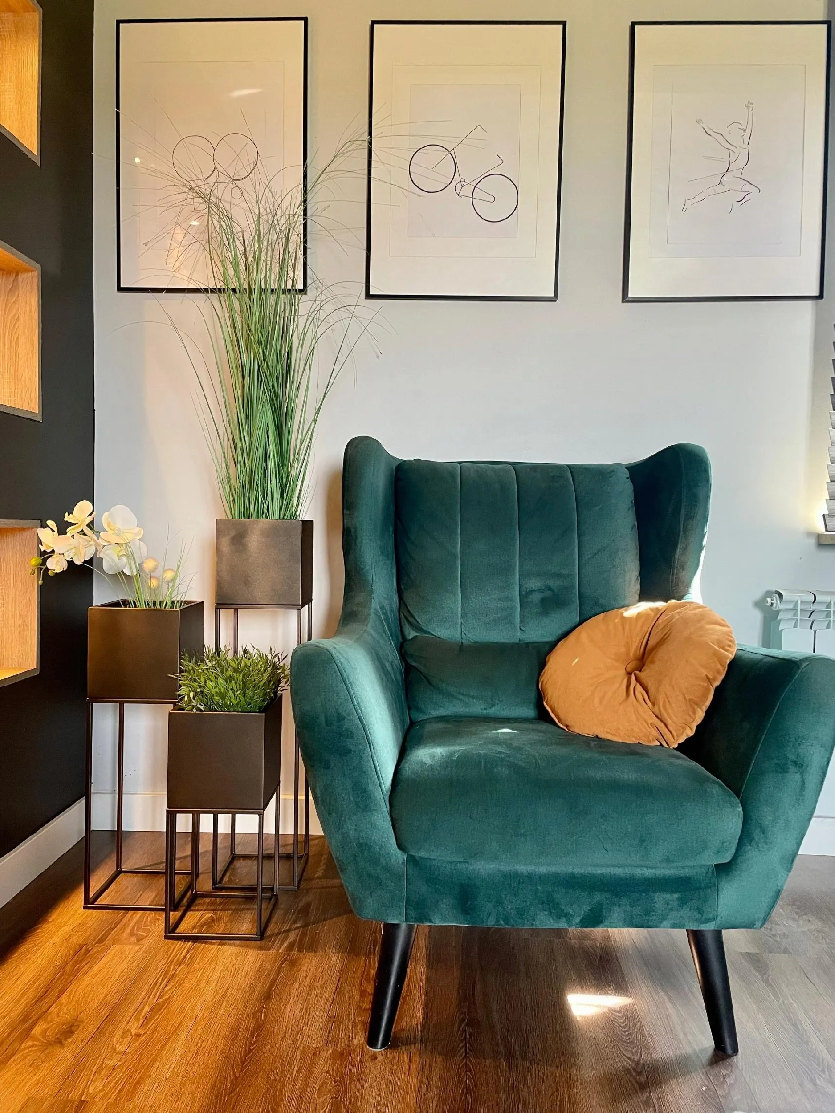 DONICZKA Osłonka na donice metalowa LORIENT L brązowa - LD_TZ000066