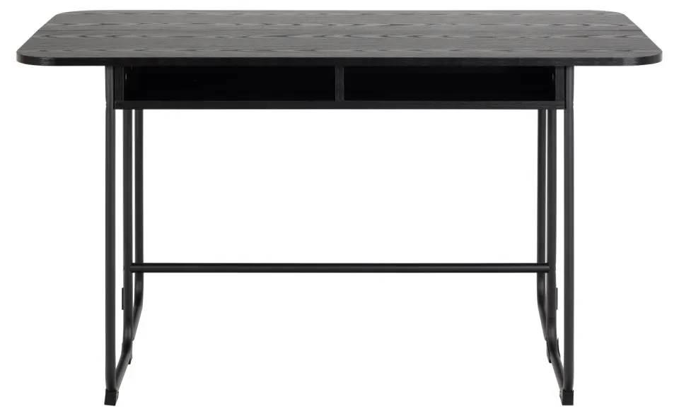 Stół składany z półkami DARLINGTON 140xSZ40(80) grafitowy - 0000104673