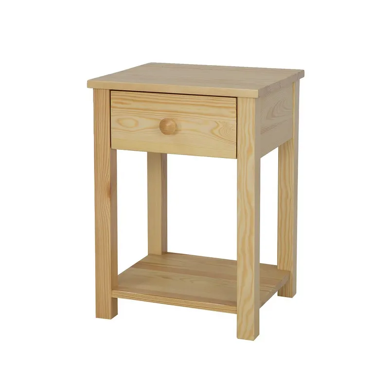 SN123 szafka nocna S40 W55 G36 sosna naturalny DREWMAX — zdjęcie 4