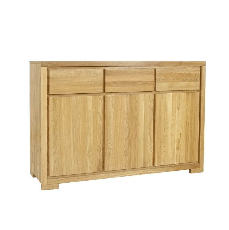 Komoda dębowa KD352 Naturalny DREWMAX — zdjęcie 4