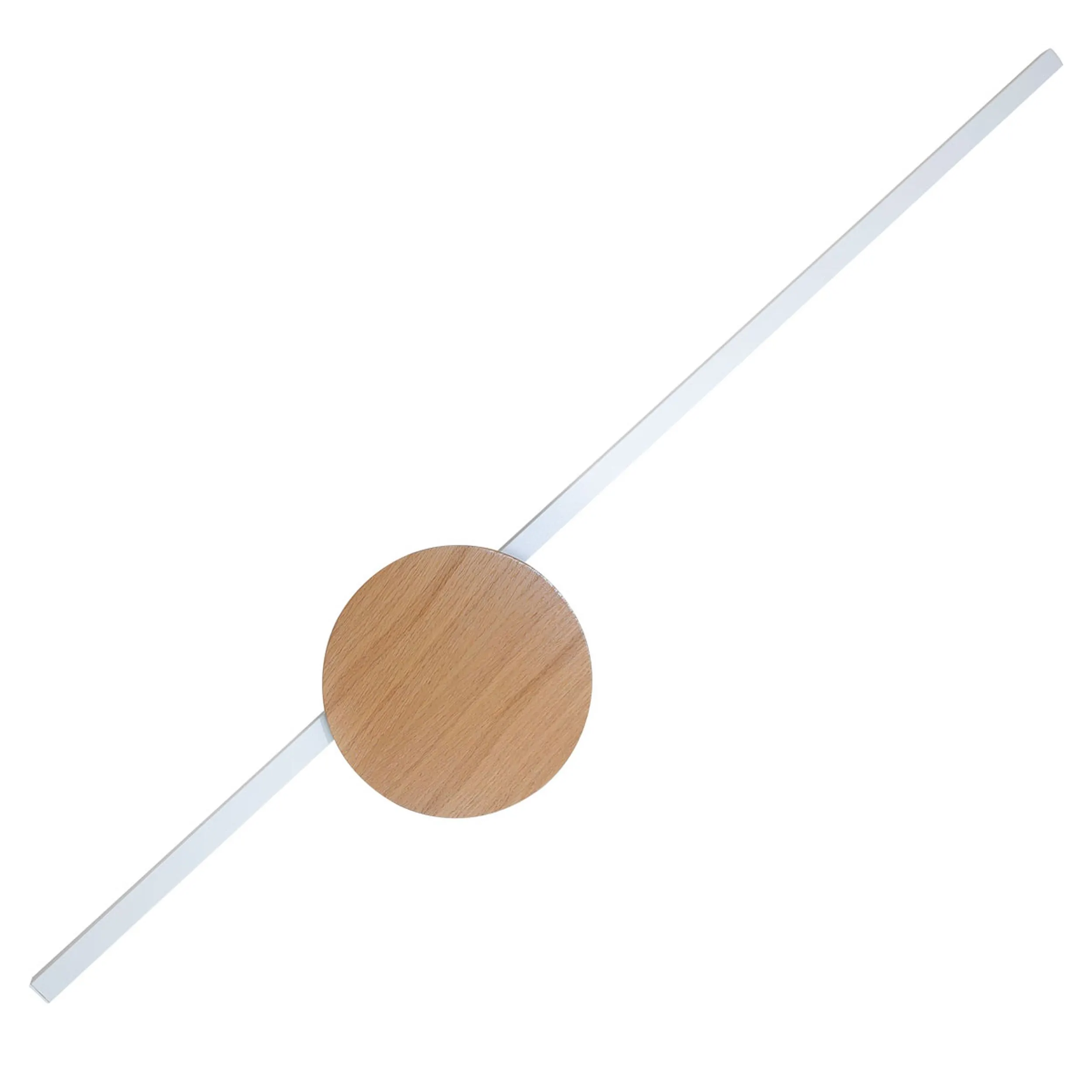 Kinkiet JAVA LED 15W biała z drewnianym elementem 93cm