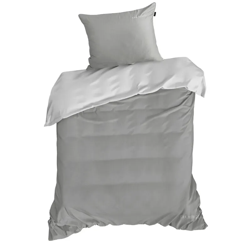 POŚCIEL H 220 X 200 CM SZARY EVA MINGE - EU_439746