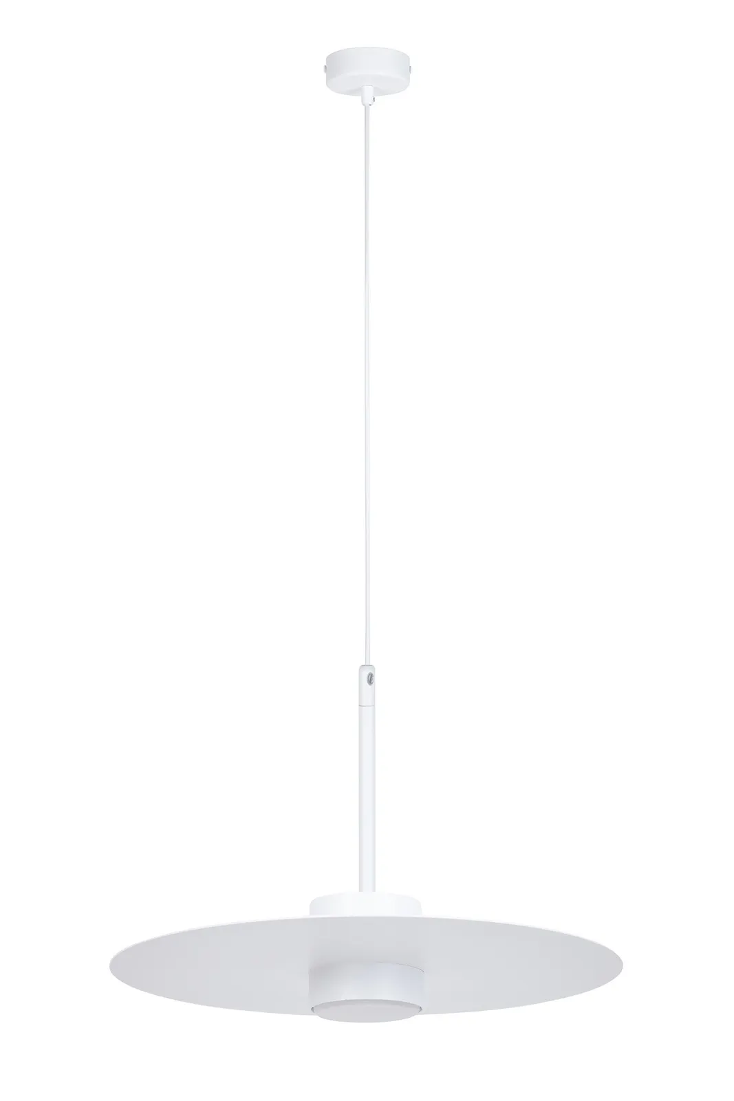 Lampa wisząca stalowa CHARLIE L biała Lampa, Wentylator sufitowy, Urządzenie, Urządzenie elektryczne, Lampa sufitowa