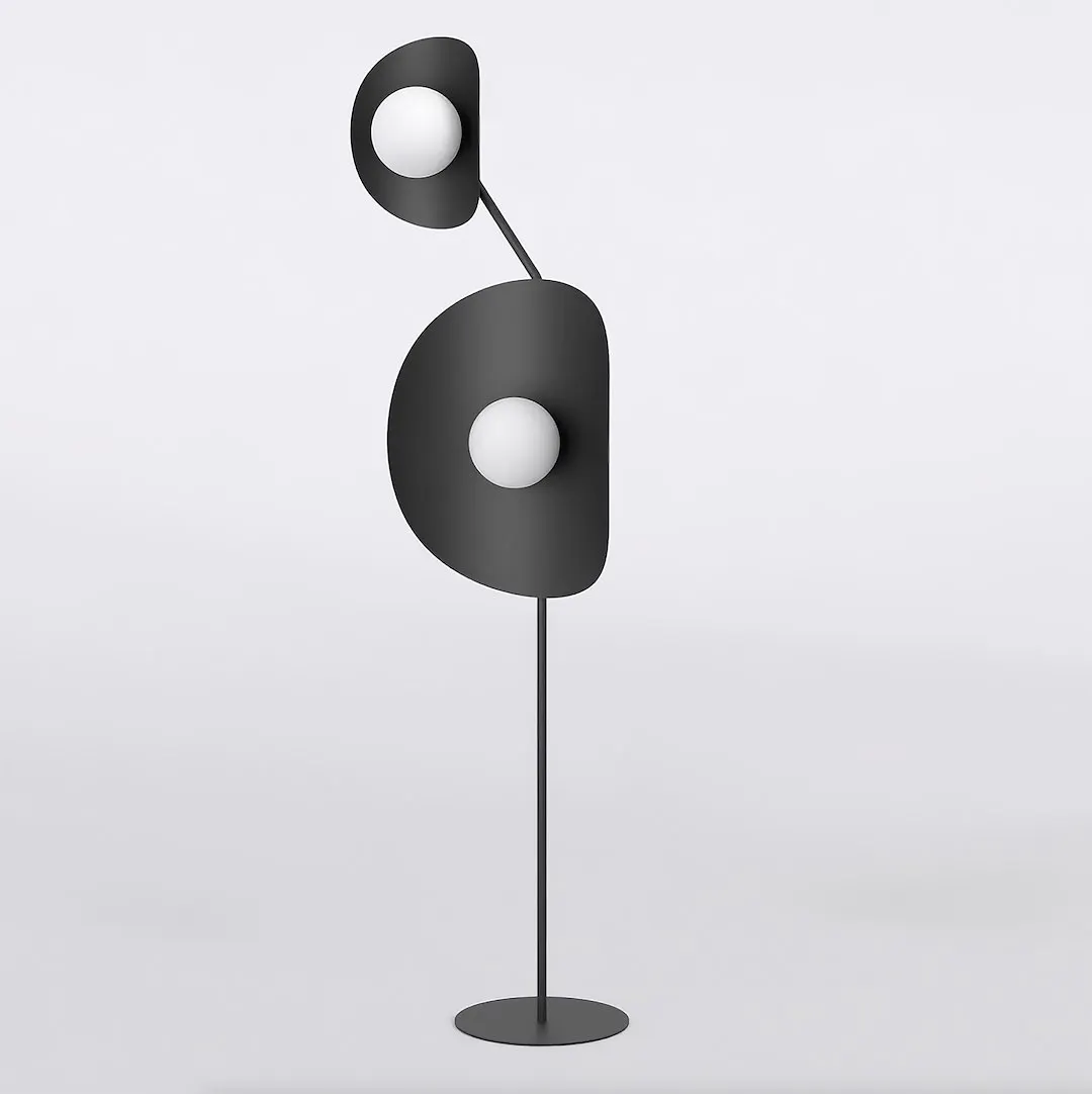 Lampa podłogowa DELULU LP2 czarna — zdjęcie 2