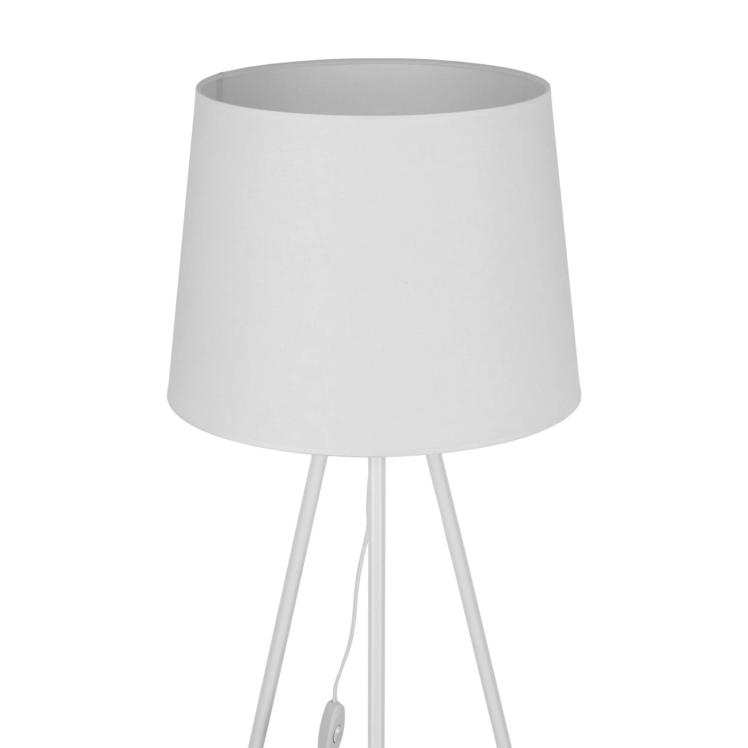 Lampa podłogowa ISEO biała na metalowych nogach - TK_5420