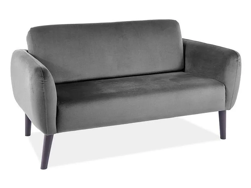 Sofa ELSA VELVET Bluvel 14 szara wenge Sofa ELSA VELVET Bluvel 14 szara wenge