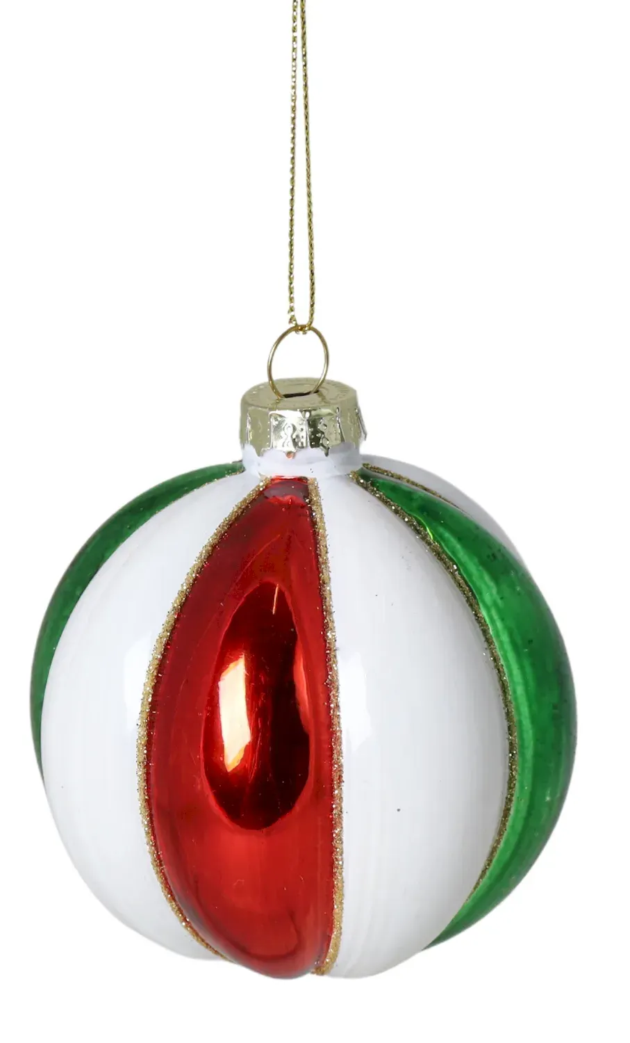 Bombka szklana 12 sztuk BIAŁO-CZERWONO-ZIELONA mała DISPLAY 4026 Bombka szklana 12 sztuk BIAŁO-CZERWONO-ZIELONA mała DISPLAY 4026