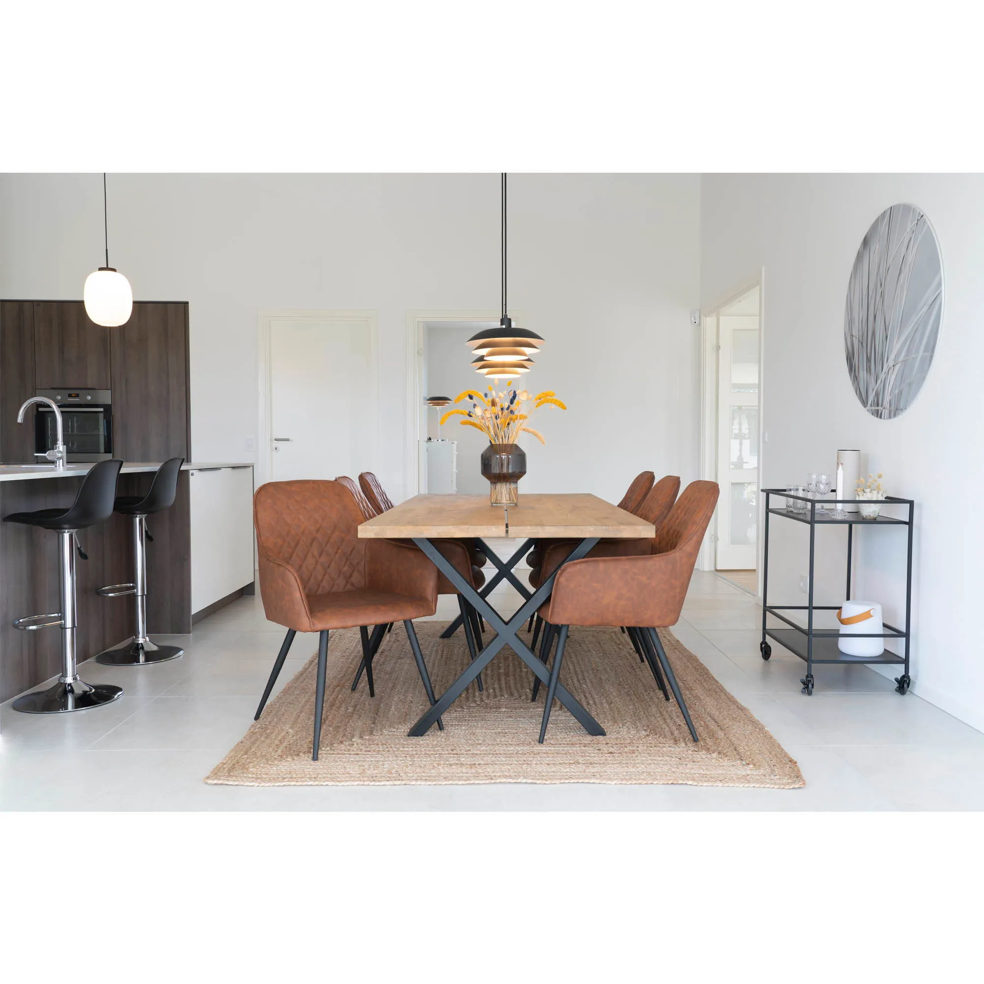 Dywan prostokątny pleciona juta BOMBAY 180x240 cm naturalny - 3981163