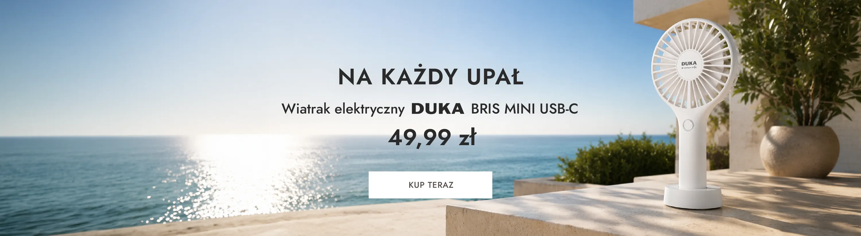 wiatrak, elektryczny, USB-C, mini, duka