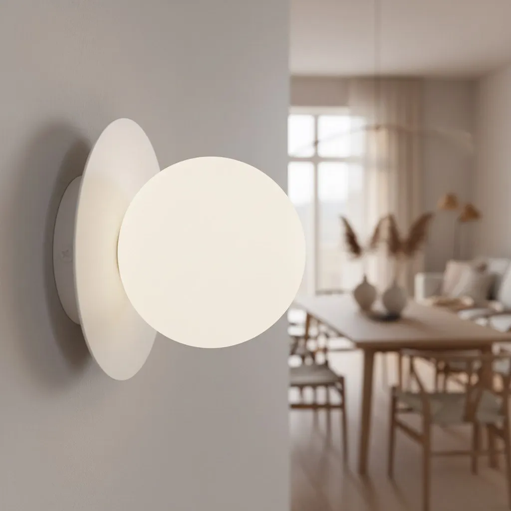 Kinkiet AMERICANA K1 metal biały - 1554/K1