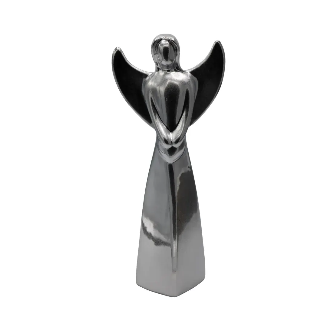 ANIOŁ ceramiczny SUGAR SILVER duży
