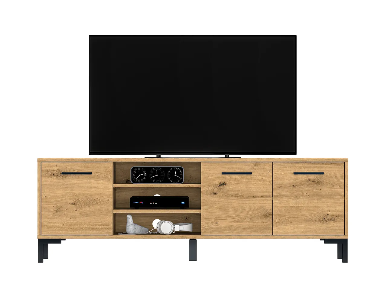Szafka RTV 3-drzwiowa NEVIO 20 dąb artisan