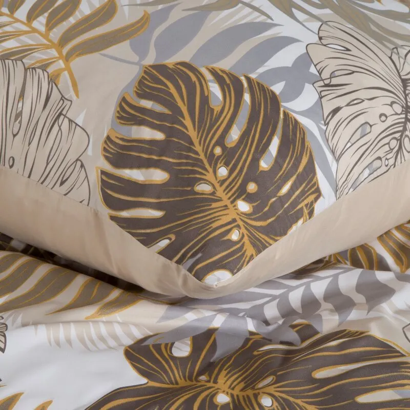 POŚCIEL D91 KORFU 220 X 200 CM BEŻOWY - EU_432606