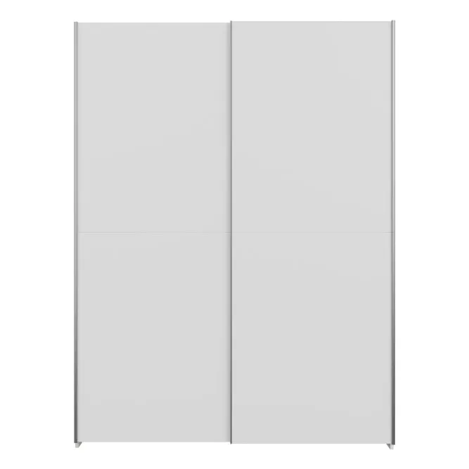 Szafa 2-drzwiowa HOME NOOK drążek i półki drzwi przesuwne 150cm biała - HMNS72231-120