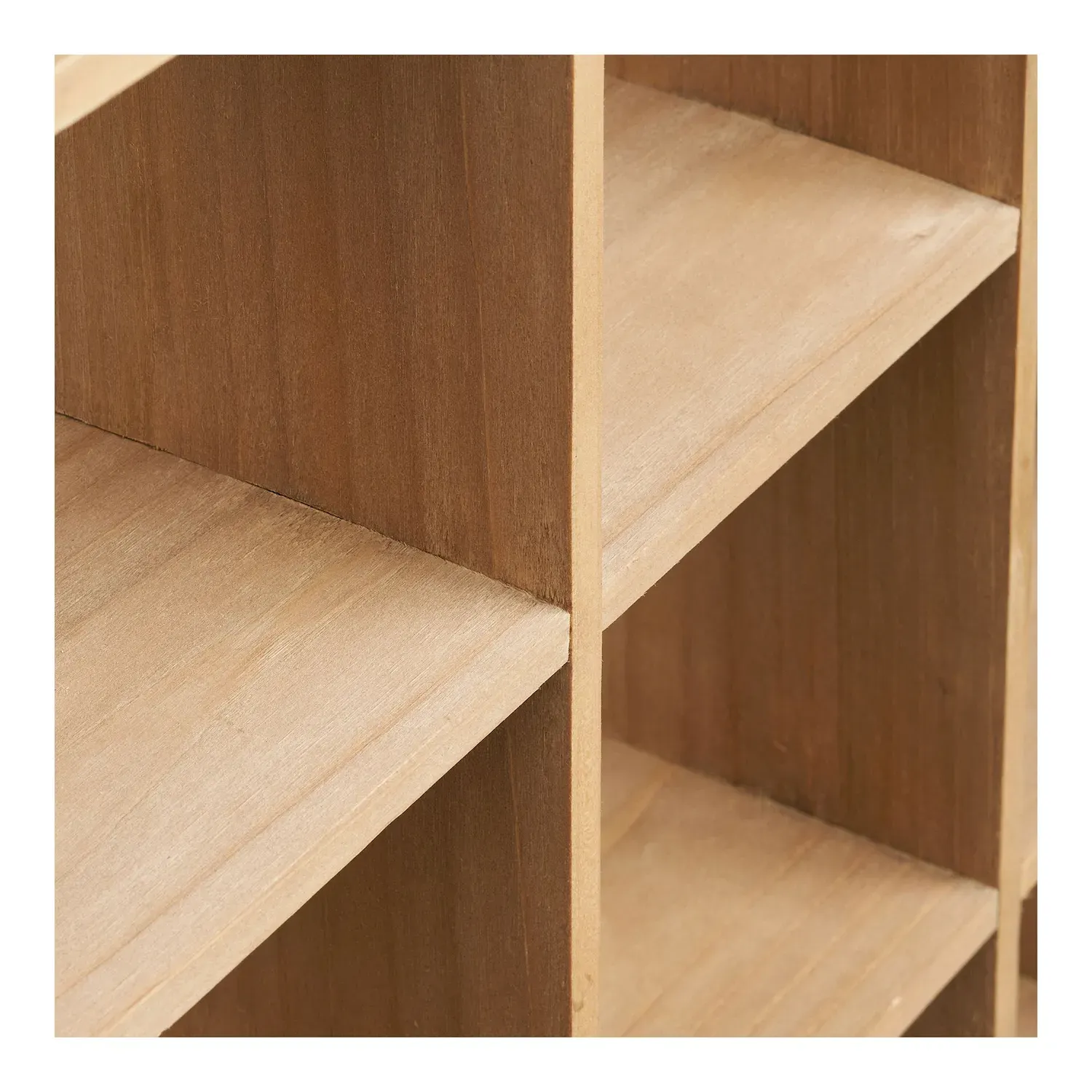 Półka ścienna drewniana MOSS 46x10x46 cm naturalny - 4292236