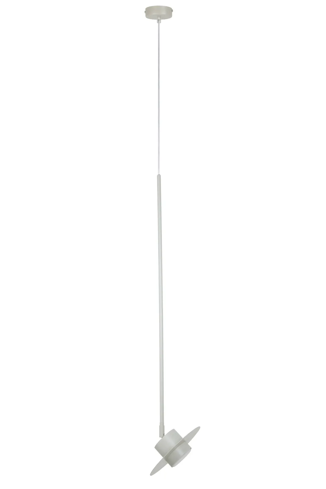 Lampa wisząca stalowa CHARLIE M dł. max 200 cm szary beż