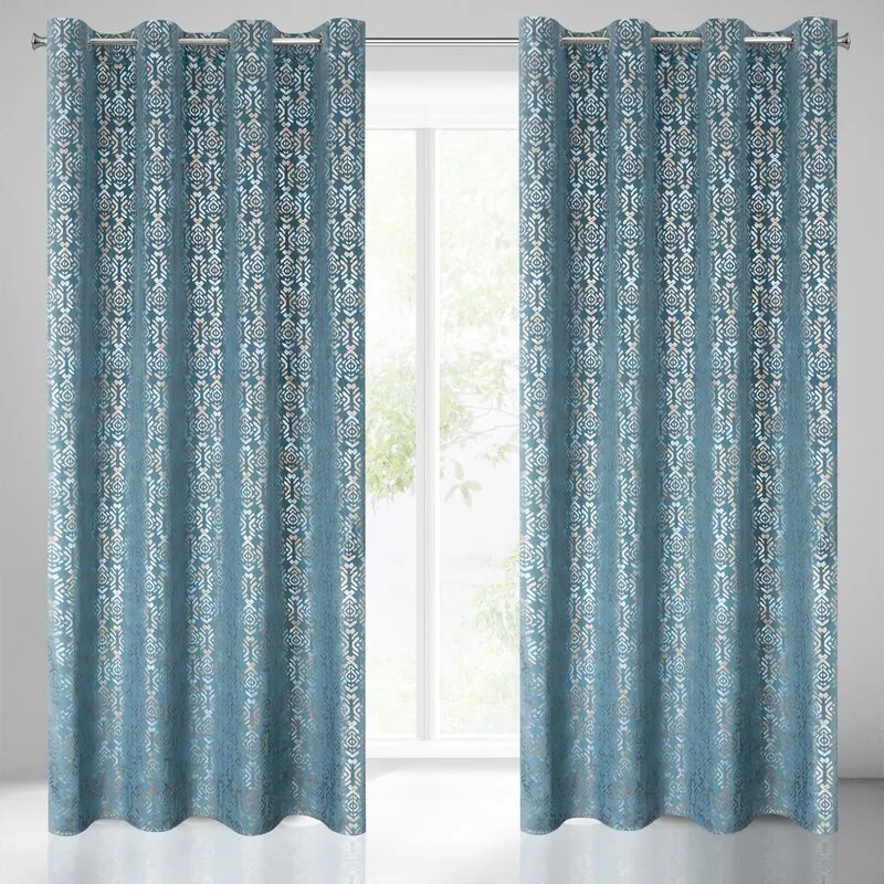 ZASŁONA GOTOWA LAURA 140X250 CM NIEBIESKI