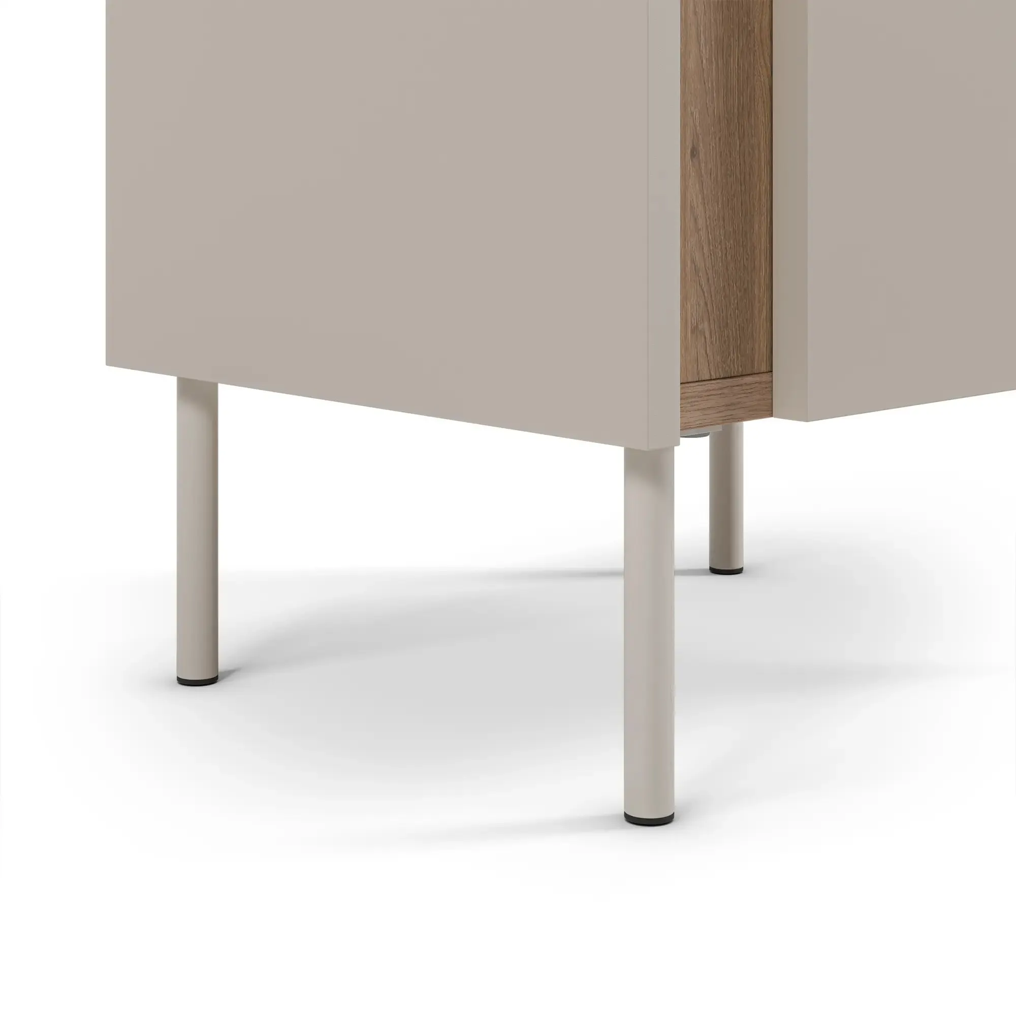 Szafka nocna LUCILE 45,5 cm piaskowy Dąb Sepet - ASI_632NRD1247