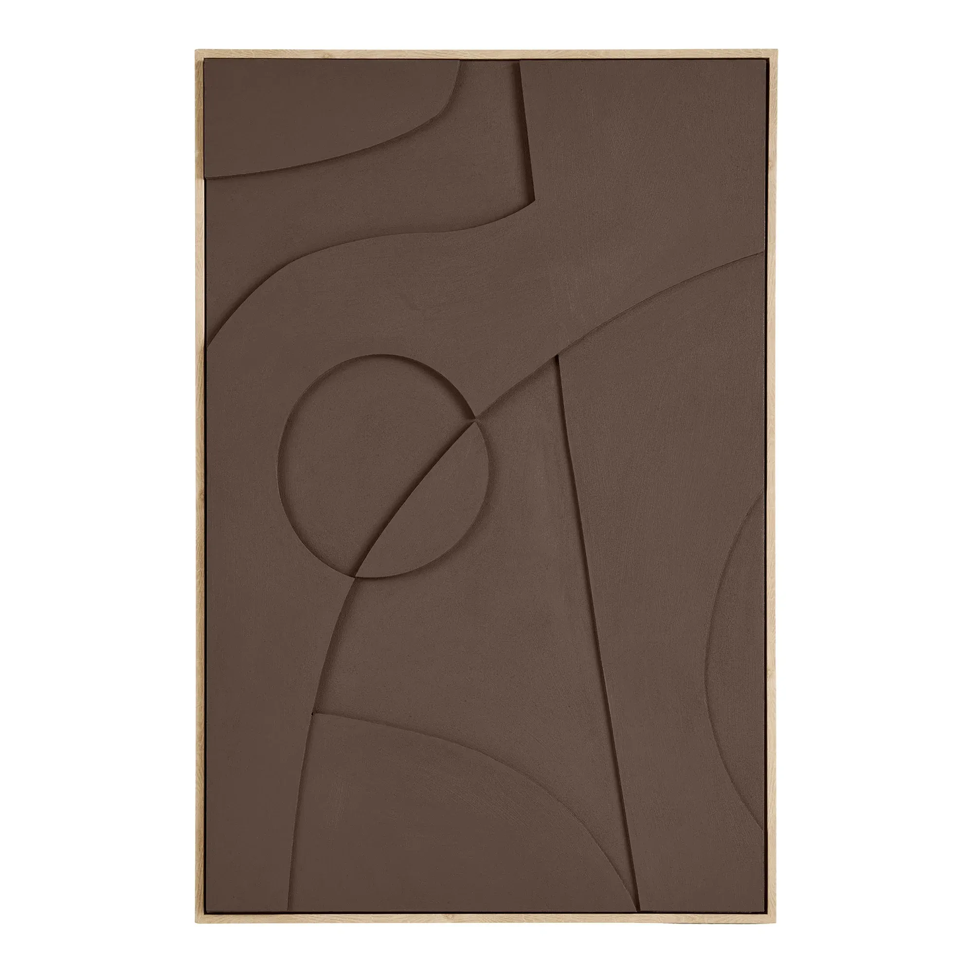 Relief ścienny ISABELLA 2 60x90 brązowy