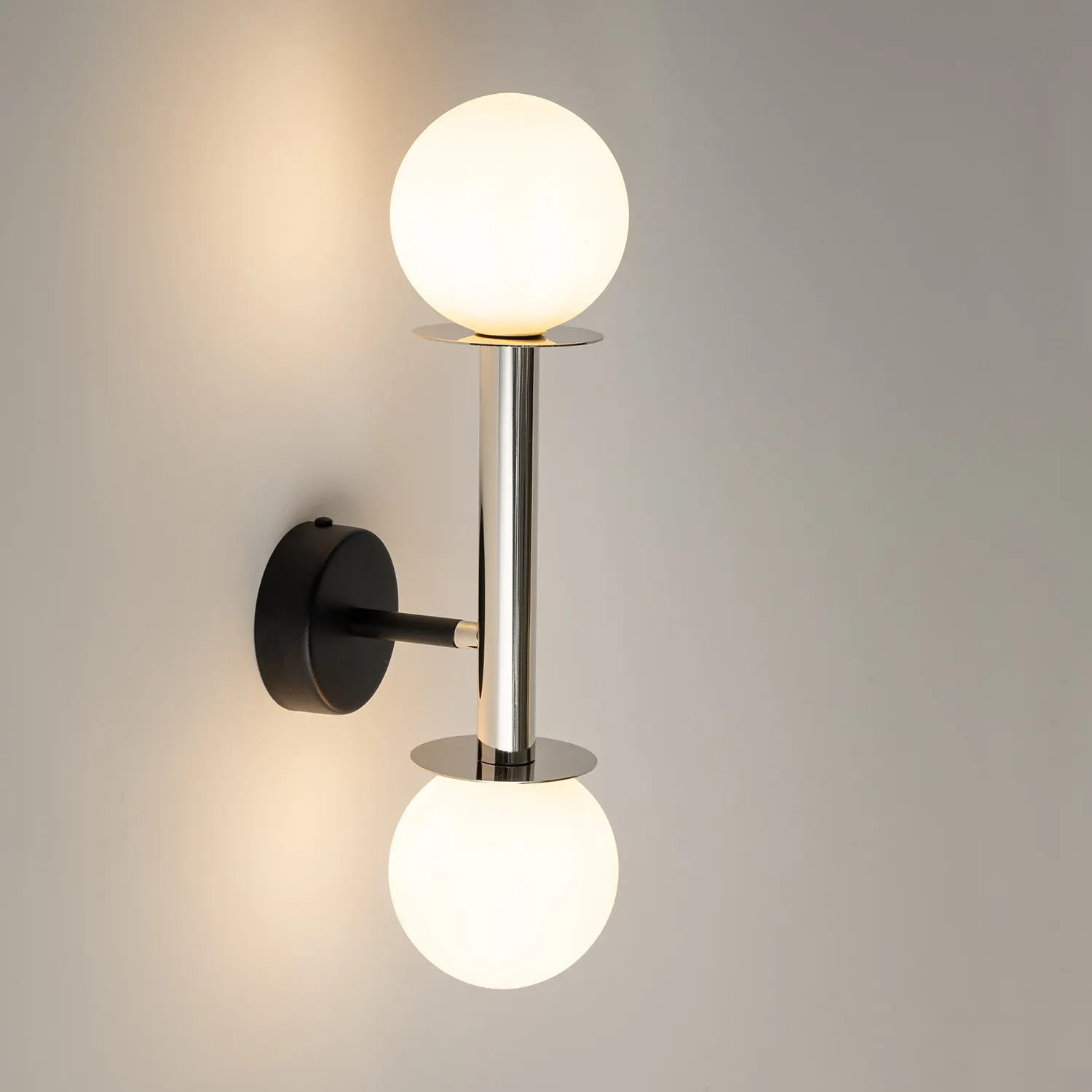 Kinkiet DAISY 2 kinkiet biało-srebrny - SI_40768